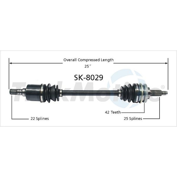 Surtrack Axle Cv Axle Shaft, Sk-8029 SK-8029 - main